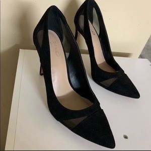 Mix No. 6 black mesh heels size 6.5